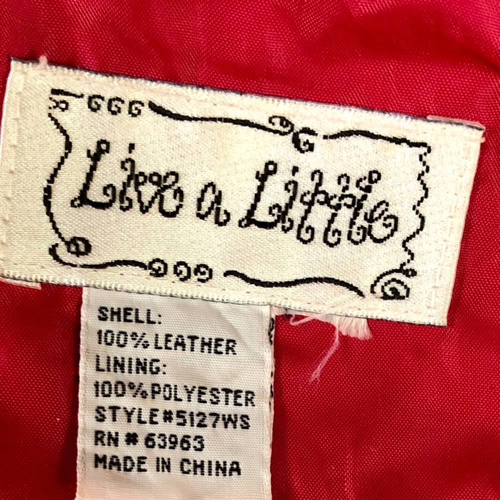 Suede Jacket Raspberry Pink -L - Picture 6 of 6